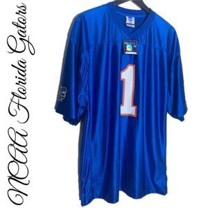 NWT NCAA FLORIDA GATORS ROYAL BLUE XL JERSEY # 1